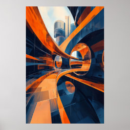 1155 Retro-Futurismus Poster