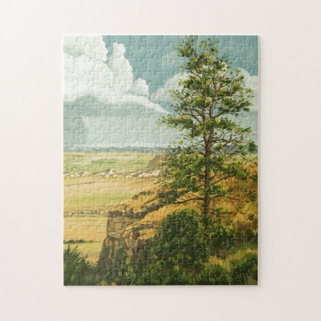 1158 Pine on Scotts Bluff Monument Puzzle (Vertikal)