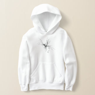 115 Schwarz-Weiß-Abstrakt-Tribal-Tätowierungskunst Hoodie