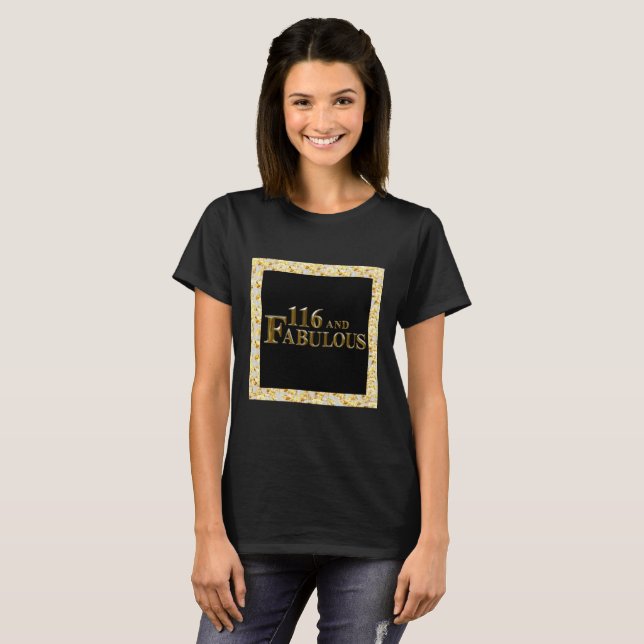 116 Geburtstag T-Shirt (Vorne ganz)