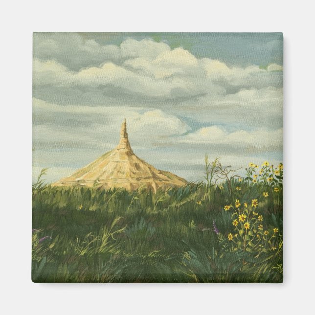 1170 Landschaft des Schornsteins Magnet (Vorne)