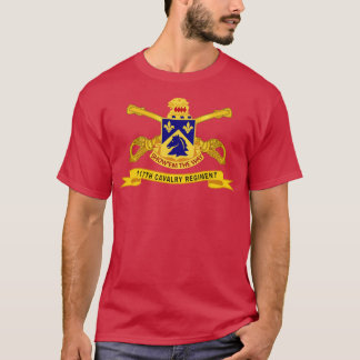 117. Cavalry Regiment w Br Ribbon T-Shirt