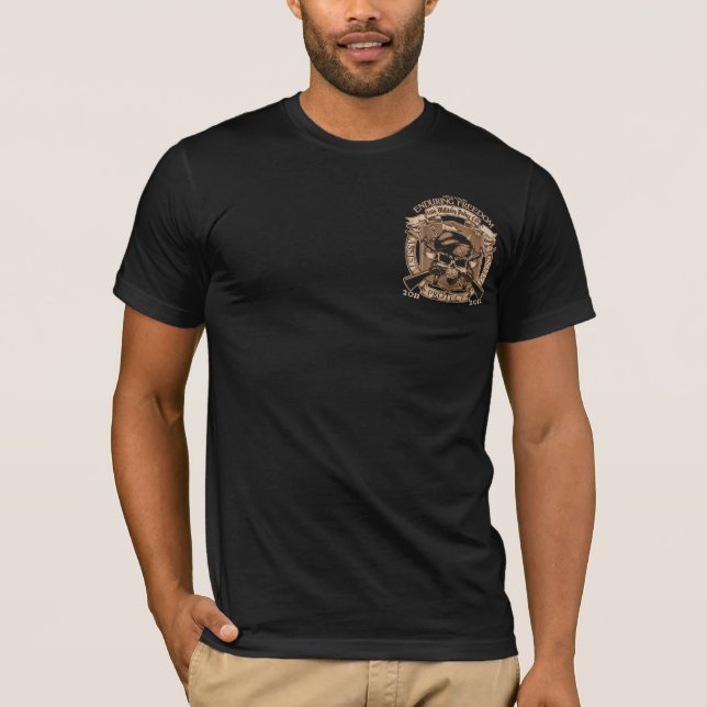 1186 Militärpolizei - Aushalten von Freiheit T-Shirt (Vorderseite)