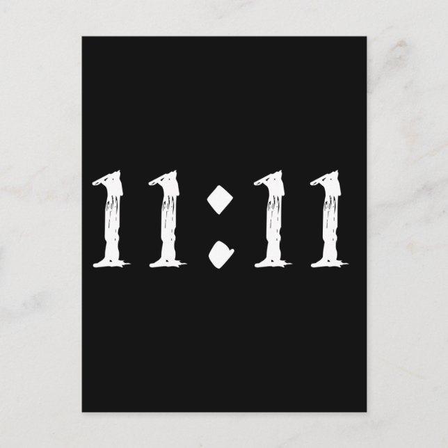 11:11 POSTKARTE (Vorderseite)