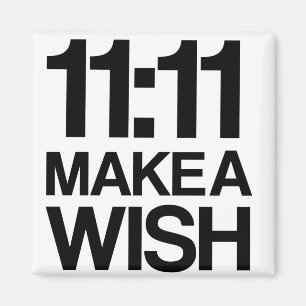 11:11 STELLEN EINEN WUNSCH-Magneten her Magnet
