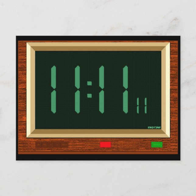 11:11 Uhr Postkarte (Vorderseite)