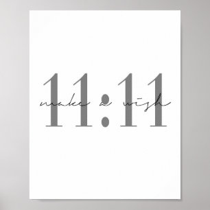 11:11 Wünsche machen Poster