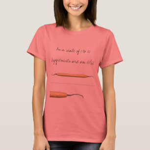 11:12, auf einer Skala von 1 zu 10hygienists sind T-Shirt