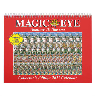11,25" breiter International Magic Eye-Kalender 20 Kalender