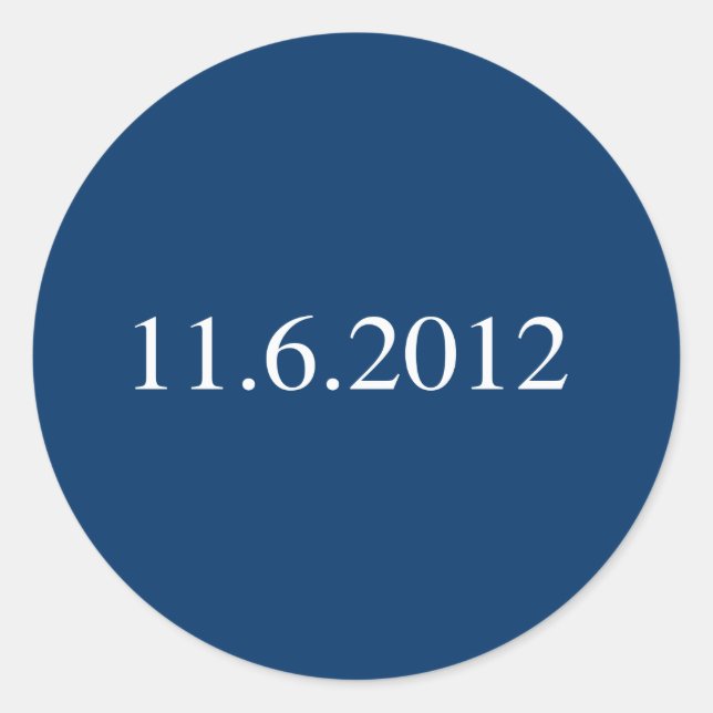 11-6-2012 RUNDER AUFKLEBER (Vorderseite)