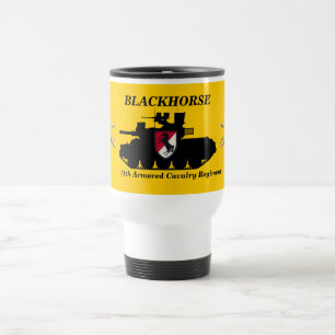 11. ACR M551 Sheridan u. gekreuzte Säbel-Tasse Reisebecher