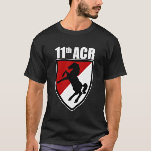11 ACR-Schwarzes T-Shirt