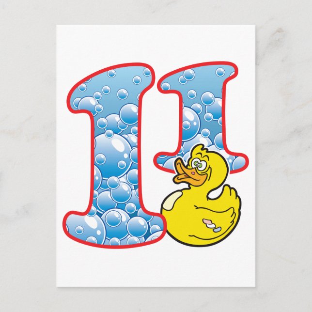 11 Alter Duck Postkarte (Vorderseite)