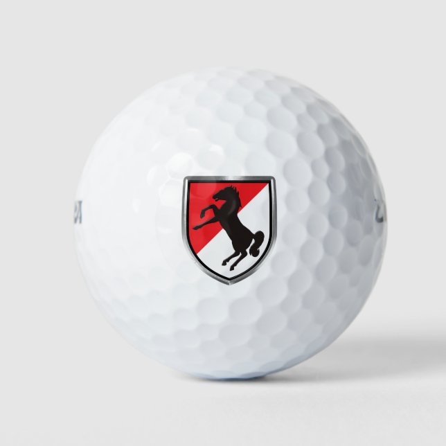 11. Armored Cavalry Regiment "Black Horse" Golfball (Vorderseite)