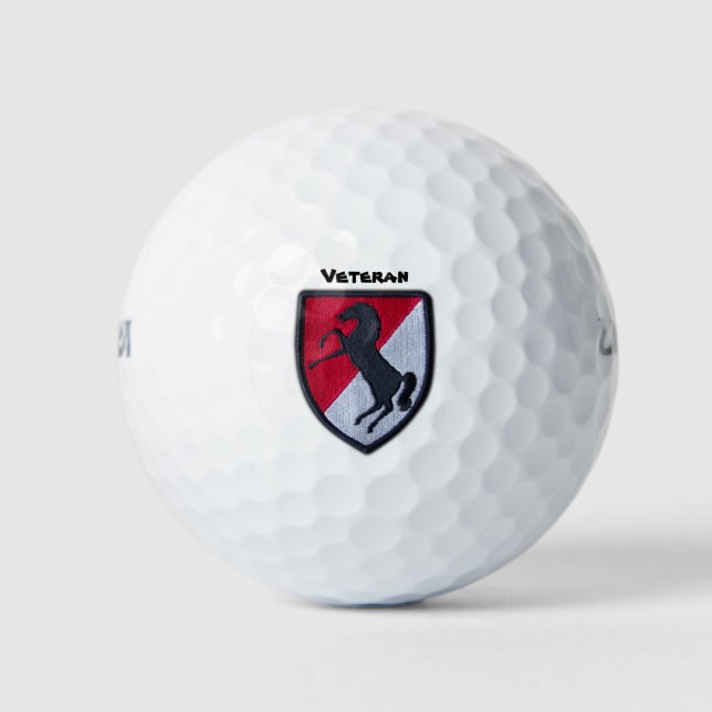 11. Armored Cavalry Regiment OPFOR Veterans Vets Golfball (Vorderseite)