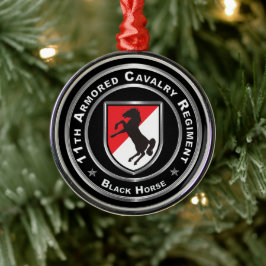 11. Armored Cavalry Regiment Ornament Aus Metall