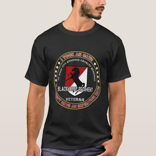 11. Armored Cavalry Regiment Veteran US Army T-Sh T-Shirt (Vorderseite)