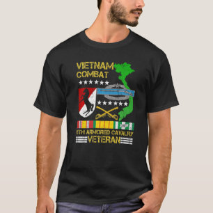 11. Armored Kavallerie Regiment Vietnam Combat Vet T-Shirt