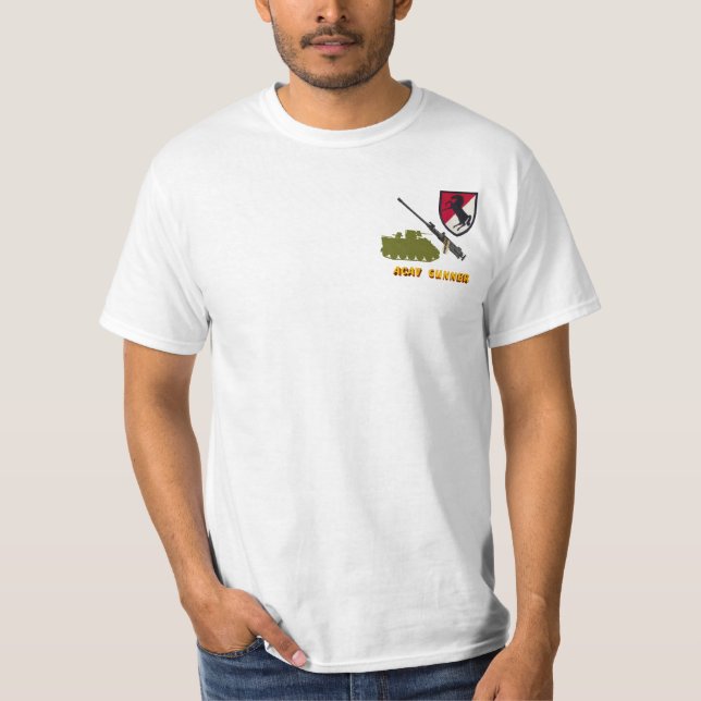11. Artillerist-Fronten-u. Rückseiten-Druck-Shirt T-Shirt (Vorderseite)