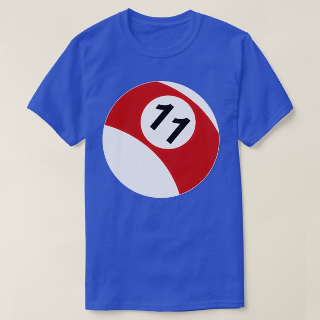 11 Ball Pool Amp Billard T-Shirt (Design vorne)