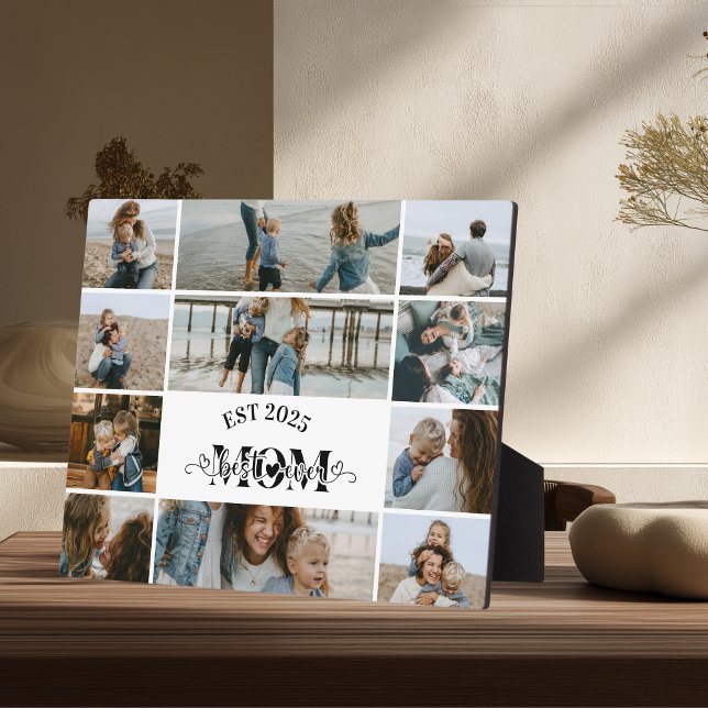 11 Benutzerdefinierte Fotocollage Beste Mutter übe Fotoplatte (Von Creator hochgeladen)