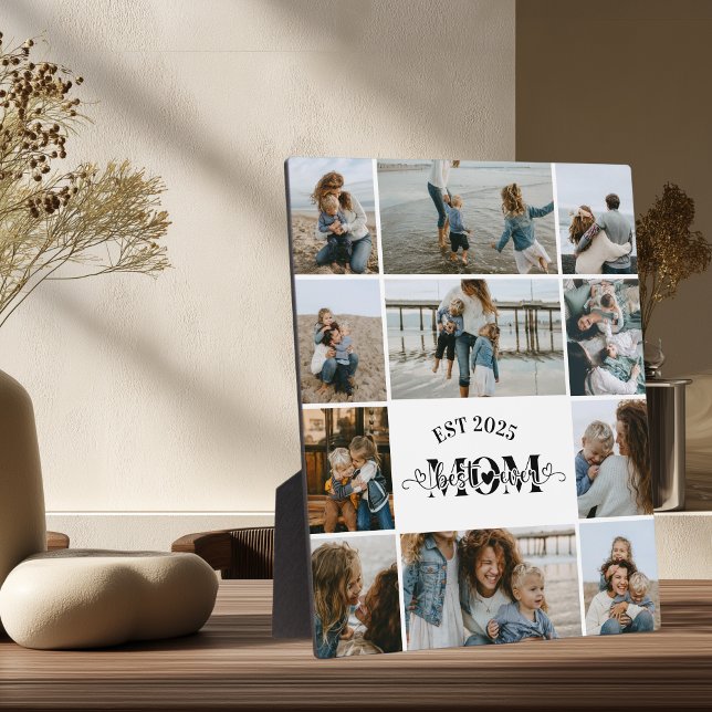 11 Benutzerdefinierte Fotocollage Beste Mutter übe Fotoplatte (Von Creator hochgeladen)