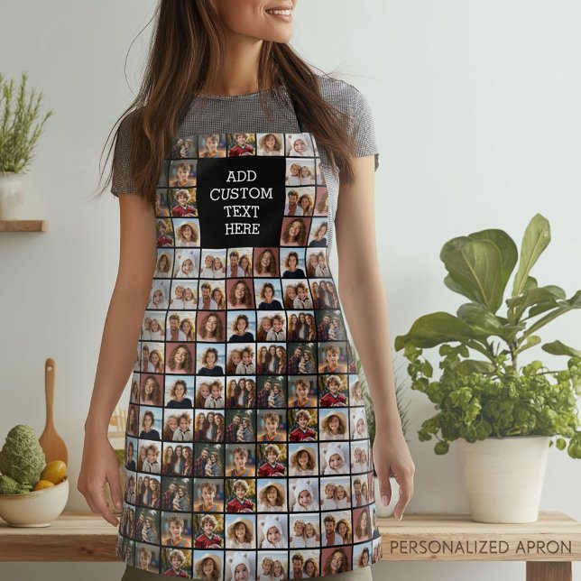 11 Bild-Collage-Muster - Benutzerdefiniertes Monog Schürze (Personalized Apron)