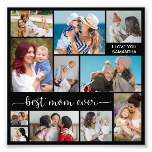 11 Foto-Collage Beste Mutter Aller Zeiten Foto-Ver Fotodruck