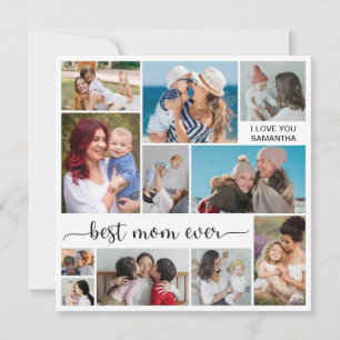 11 Foto-Collage Beste Mutter Aller Zeiten Grußkart