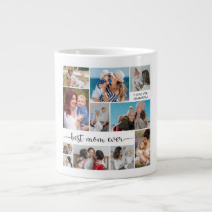 11 FotoCollage Beste Mama je Jumbo-Tasse