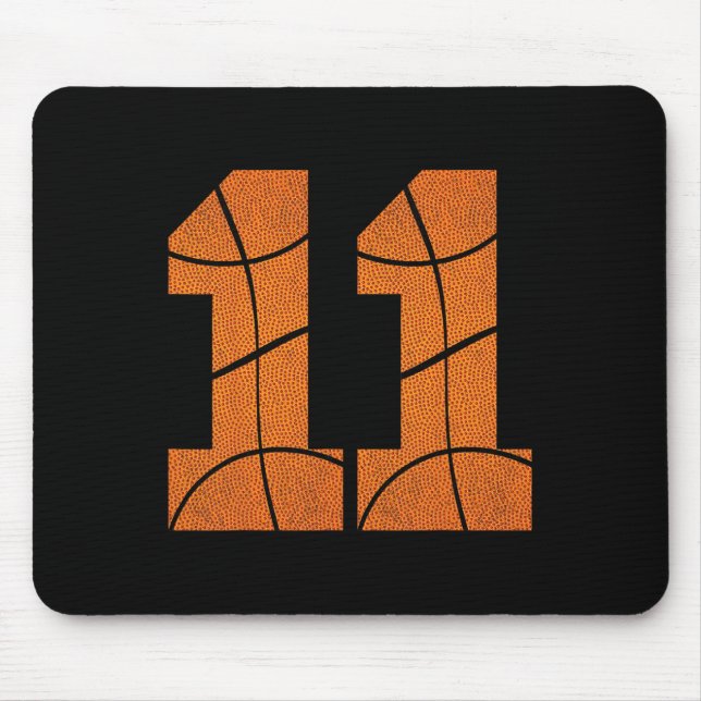 11. Geburtstag Basketball Boys Kinder Mousepad (Vorne)