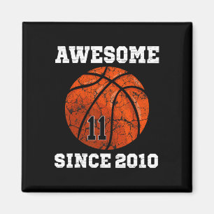 11. Geburtstag Basketball Lover Geschenk 11 Jahre Magnet