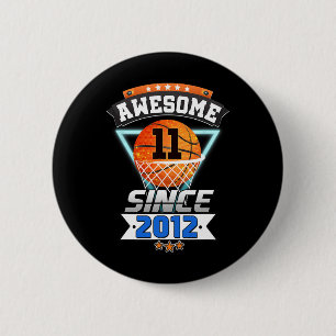 11. Geburtstag Basketball-Spieler Phantastisch sei Button