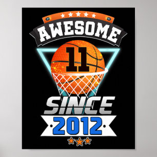 11. Geburtstag Basketball-Spieler Phantastisch sei Poster