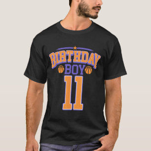 11. Geburtstag Boy Bysketbyll Lover 11 Jahre Altes T-Shirt