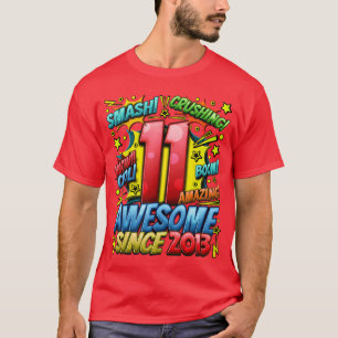 11. Geburtstag Comic-Stil Toll seit 2013 11 Jahre T-Shirt