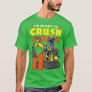 11. Geburtstag Dinosaurier Ausgrabungsgrab T-Shirt