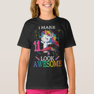 11. Geburtstag Einhorn Geschenk Shirt Ich lasse 11