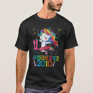 11. Geburtstag Einhorn Phantastisch seit 2010 T-Shirt