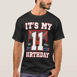 11. Geburtstag Eishockeyspieler 11 Jahre alt Party T-Shirt