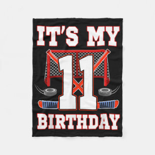 11. Geburtstag Eishockeyspieler 11 Jahre altes Par Fleecedecke