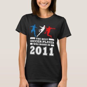 11. Geburtstag Fußball 11 Jahre alter Fußballspiel T-Shirt