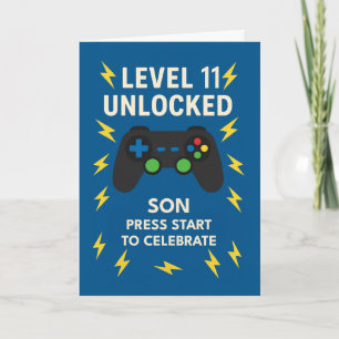 11. Geburtstag Game Controller Alter 11 Entsperrt Karte