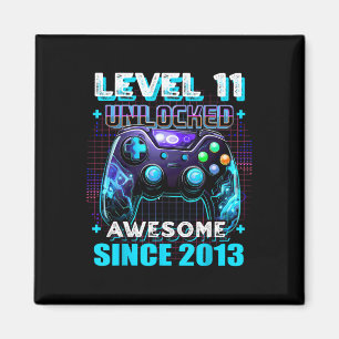 11. Geburtstag Gamer 11 Jahre Alter Sonntagsjunge Magnet