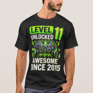 11. Geburtstag Gamer Level 11 Freigeschaltet Großa T-Shirt