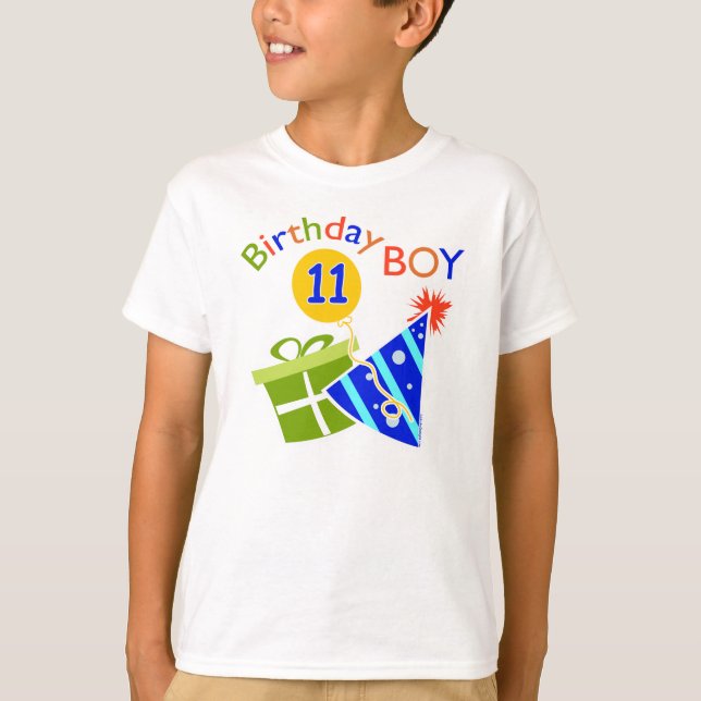 11. Geburtstag - Geburtstag T-Shirt (Vorderseite)