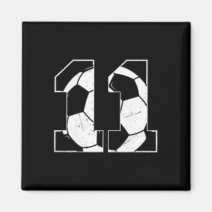 11. Geburtstag Junge Fußballspieler Football 11 Ja Magnet