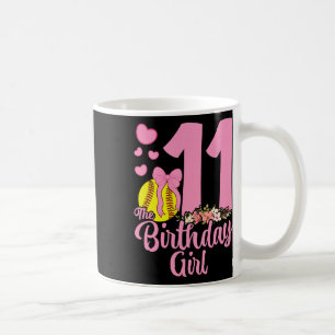 11. Geburtstag Mädchen Softll Team Coquette Rosa S Kaffeetasse