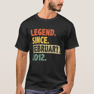11. Geburtstag Phantastisch seit Februar 2012 11 J T-Shirt