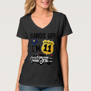 11. Geburtstag Polizist Junge elf Jahre alte Poliz T-Shirt